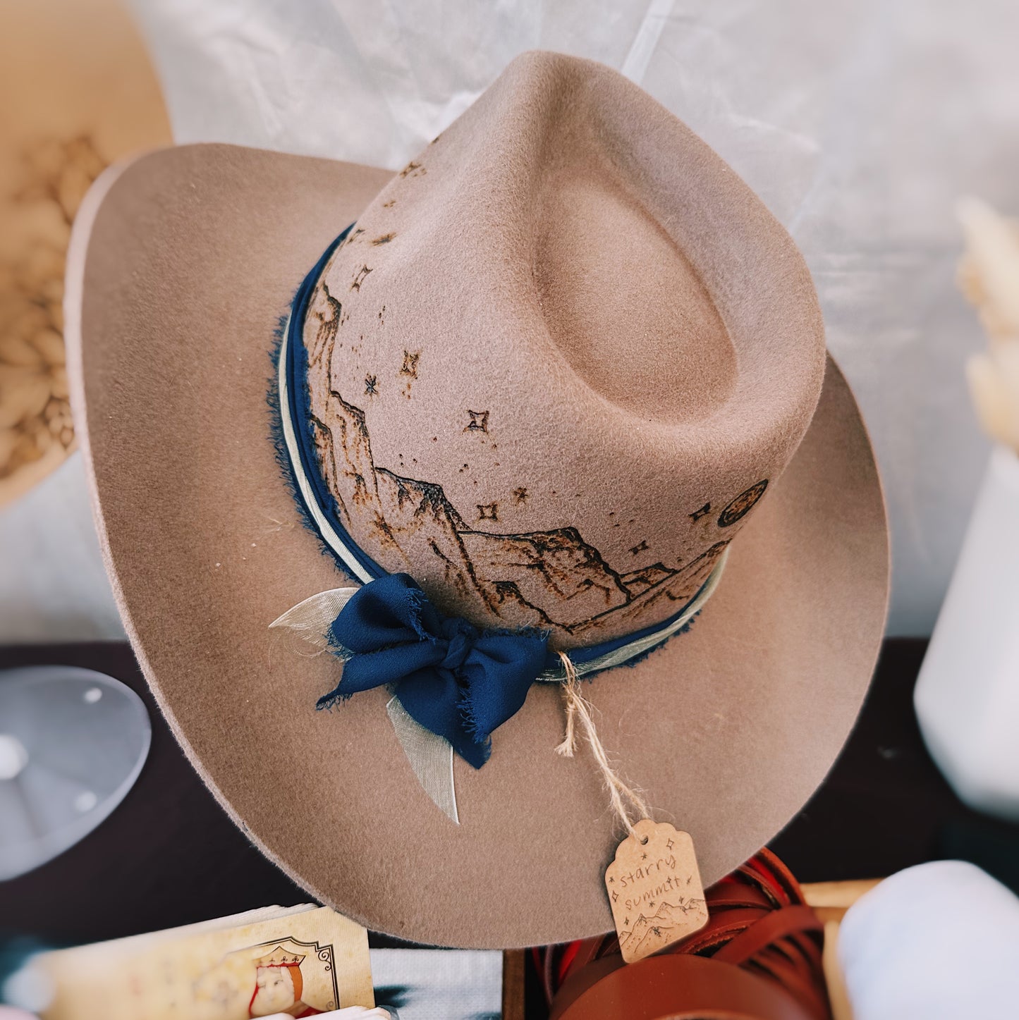Wool Classic Cowboy Custom Burned Hat