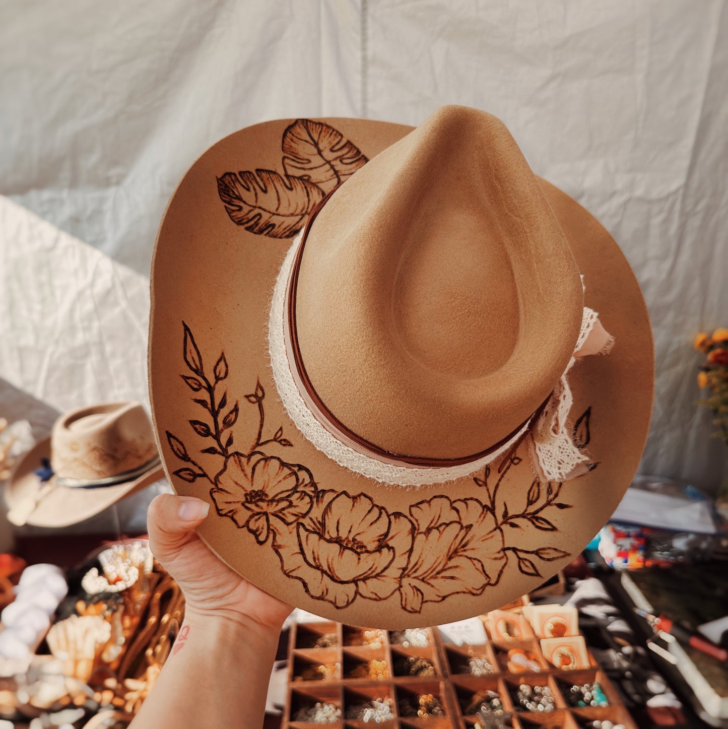 Wool Classic Cowboy Custom Burned Hat