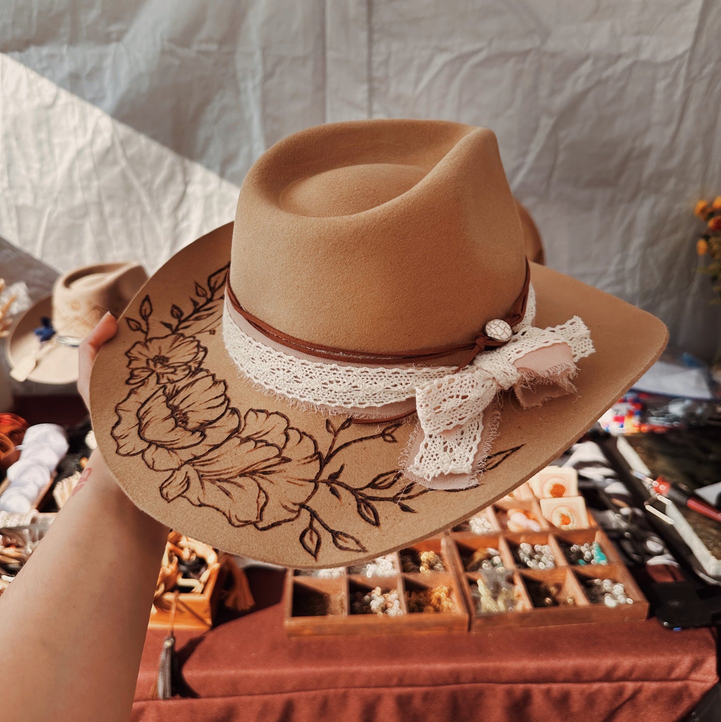 Wool Classic Cowboy Custom Burned Hat