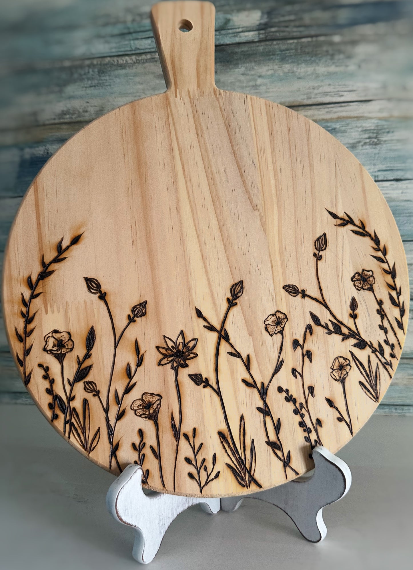 Floral Etched Board