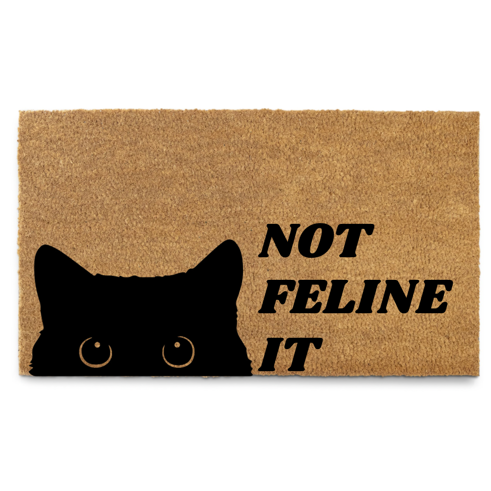 Not Feline It Un-Welcome Mat