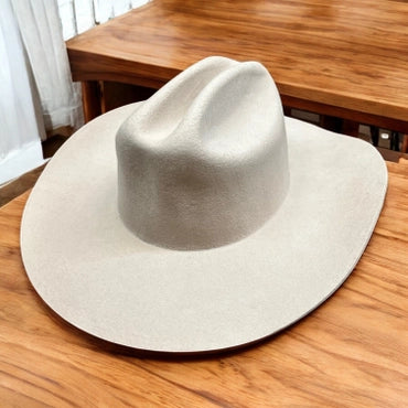 Wool Cattleman Custom Burned Hat