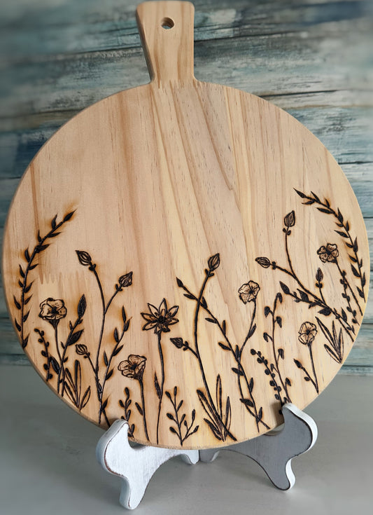 Floral Etched Board