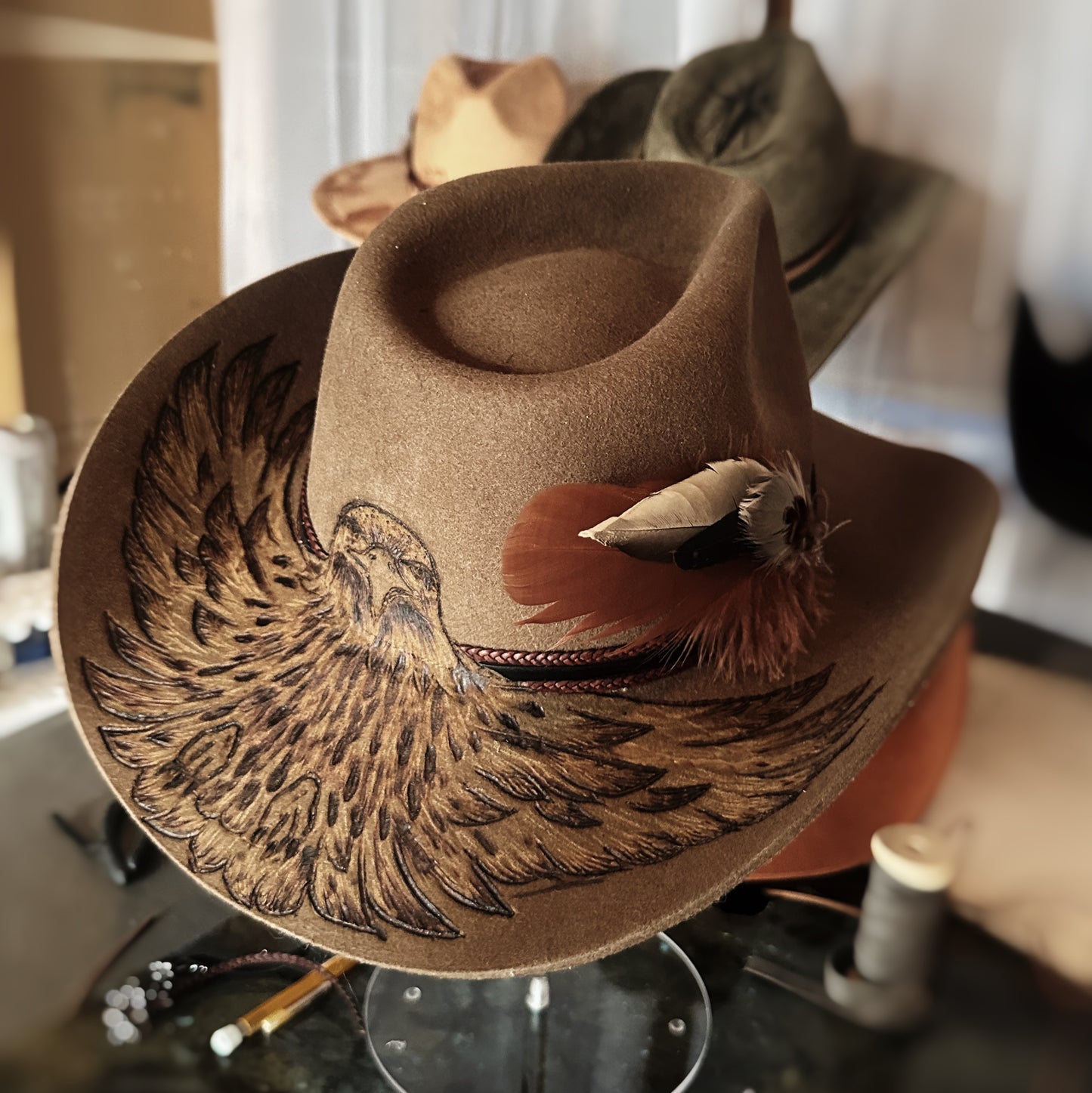 Wool Classic Cowboy Custom Burned Hat