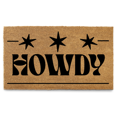 Howdy Welcome Mat