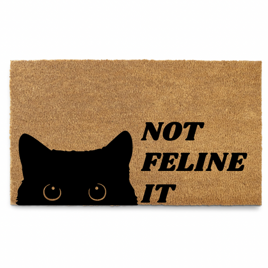 Not Feline It Un-Welcome Mat